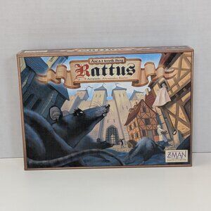 Rattus Board Game White Goblin Z-Man Games Medieval Strategy 2010 Complete